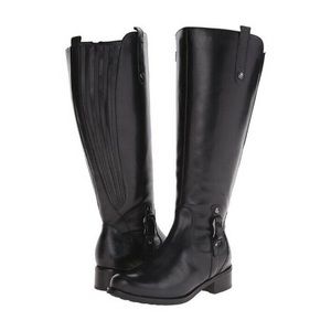 Blondo Venise Waterproof Black Knee-Hi Leather Riding Boot Size 9 New In Box
